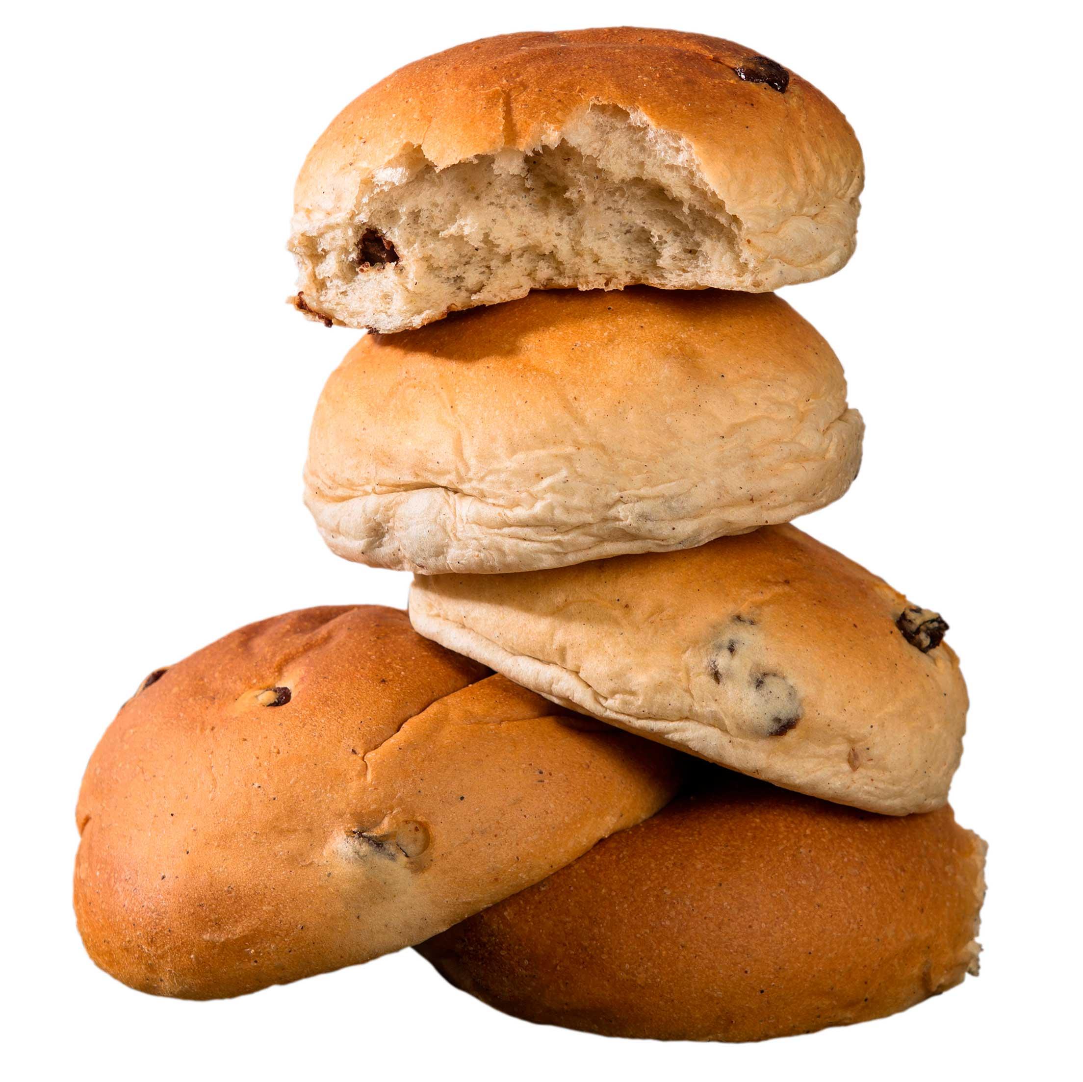 Nystekte Rosinboller, 5pk 