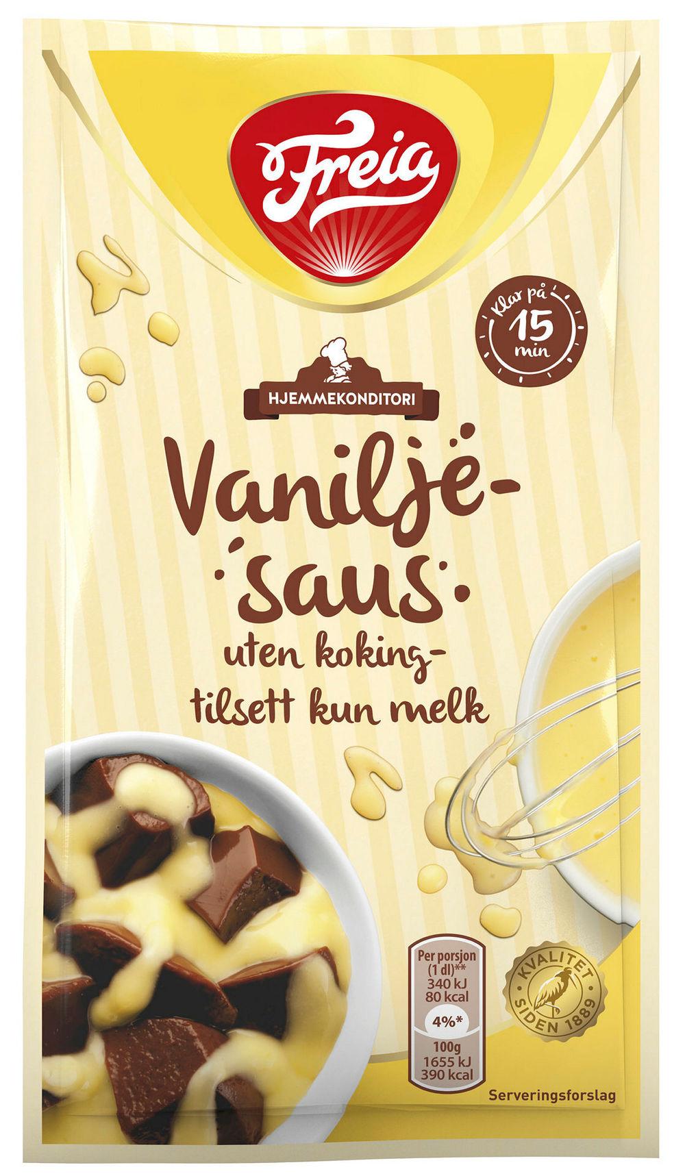 Vaniljesaus Instant Uten koking, 56 g