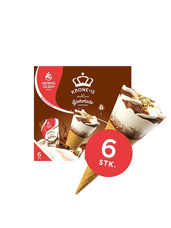 Krone-Is Sjokolade Multipack 6stk Hennig Olsen