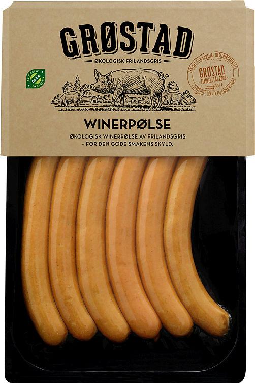 Wienerpølse Økologisk 510g Grøstad