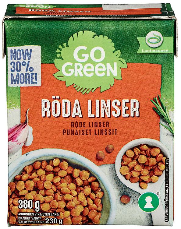 Linser Røde 380g Gogreen