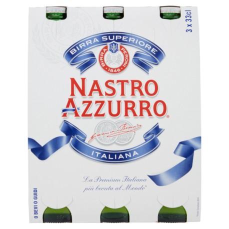 Peroni Nastro Azzurro 0,33 l 3-pack