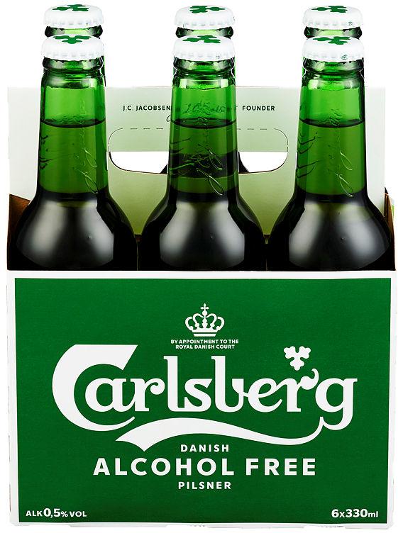 Carlsberg Free 0,33lx6 flaske