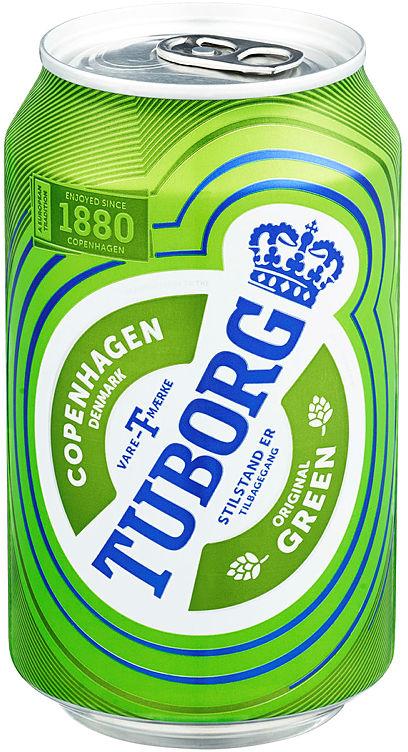 Tuborg Grønn 0,33l boks