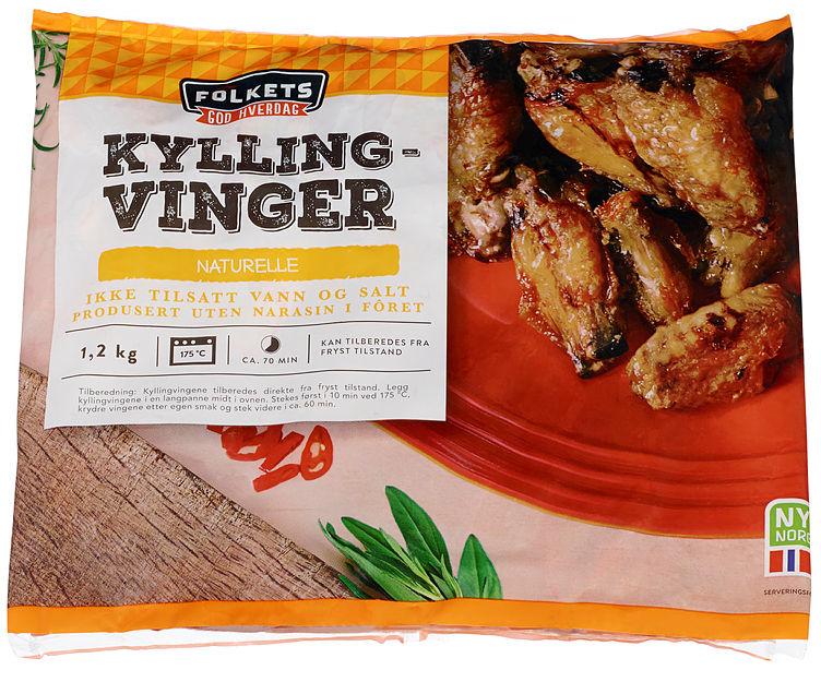 Kyllingvinger Frys 1,2kg Folkets
