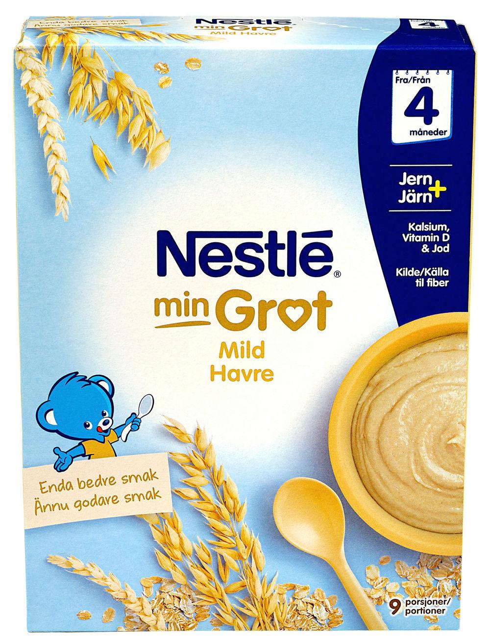 Min Grøt Mild Havre Fra 4 mnd, 270 g