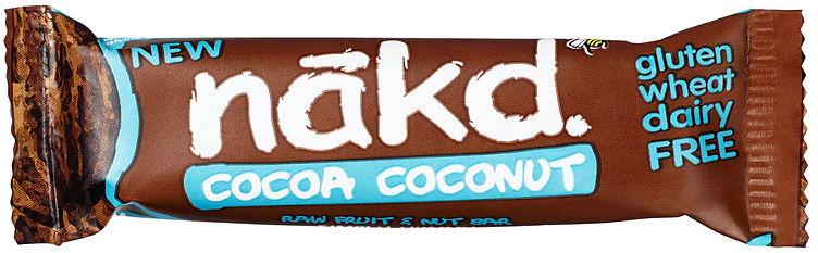 Nakd Mellombar Kakao&amp;Kokos u/Glute&amp;Melk 35g