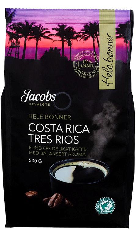 Costa Rica Tres Rios hel 500g Jacobs Utvalgte