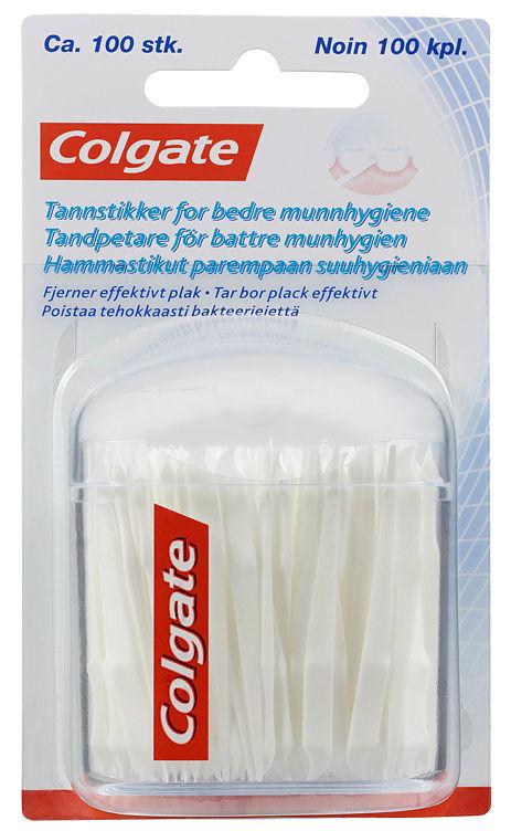 Colgate Tannstikk Plast 100stk