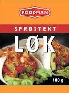 Foodman Glutenfri Sprøstekt Løk 100 g