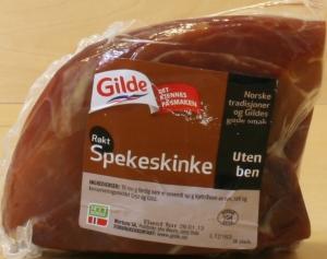 Spekeskinke Røkt Bit u/Ben 1,2kg Gilde