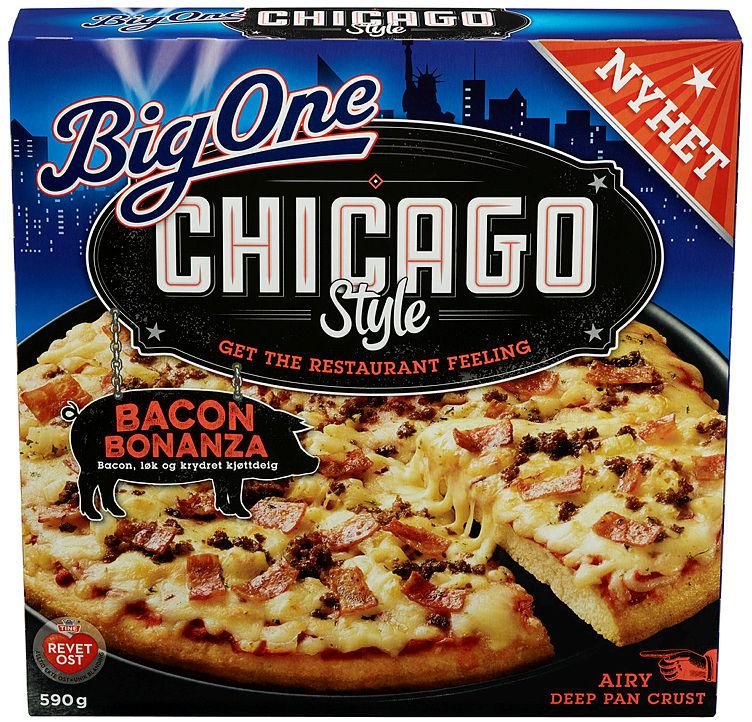 Big One Pizza Chicago Bacon Bonanza 590g