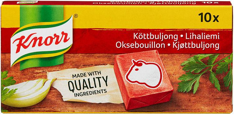 Knorr Kjøtt Buljongterninger 10 stk
