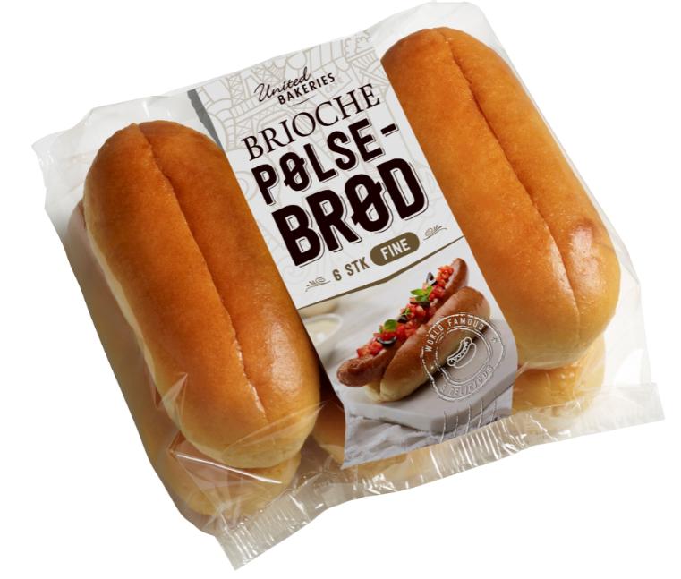 Pølsebrød Brioche 270g United Bakeries