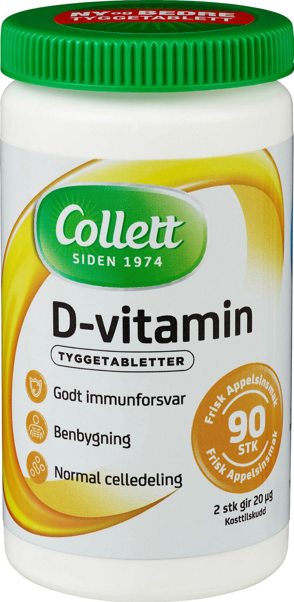 Collett D-Vitamin 90 stk