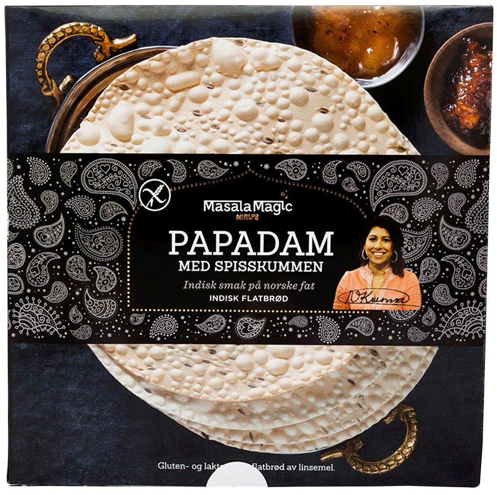 Papadam Med Spisskummen 125 G Norges Online⭐ ⭐ ⭐ ⭐ ⭐ 