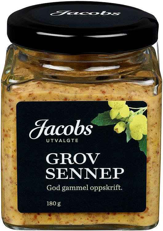 Sennep Grov 180g Jacobs Utvalgte