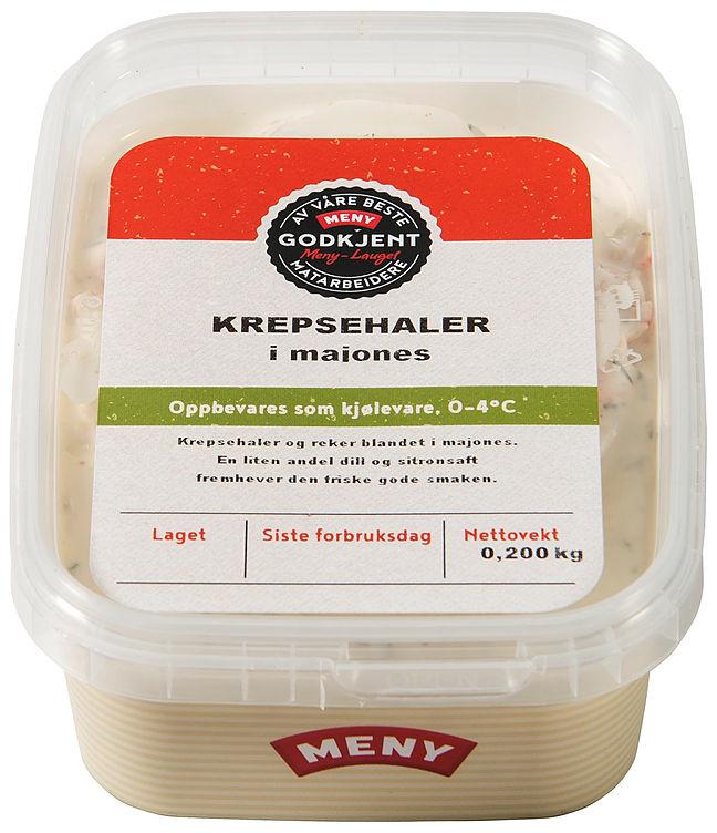 Krepsehaler i Majones 200g Meny