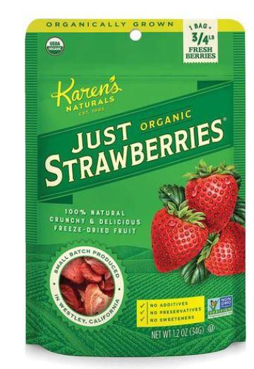 Just Strawberries 43g Karens Naturals