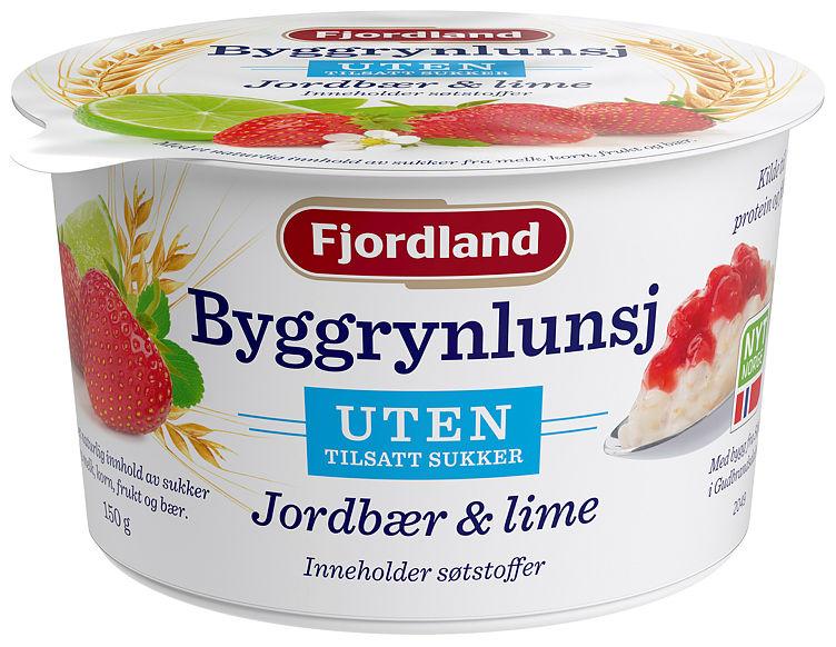 Byggrynlunsj u/Sukker m/Jordbær&amp;Lime 150g