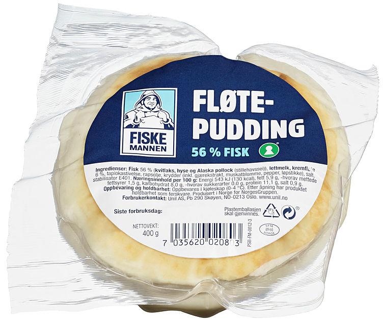 Fløtepudding Rund 400g Fiskemannen