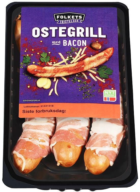 Ostegrill m/Bacon 330g Folkets