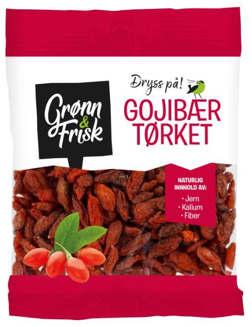 Gojibær 70g Tørket Grønn&amp;Frisk