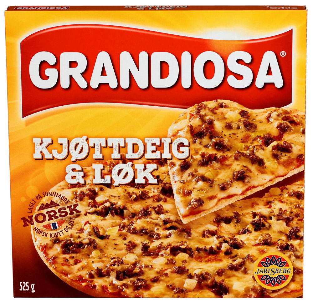 Pizza Grandiosa Kjøttdeig & løk, 520 g