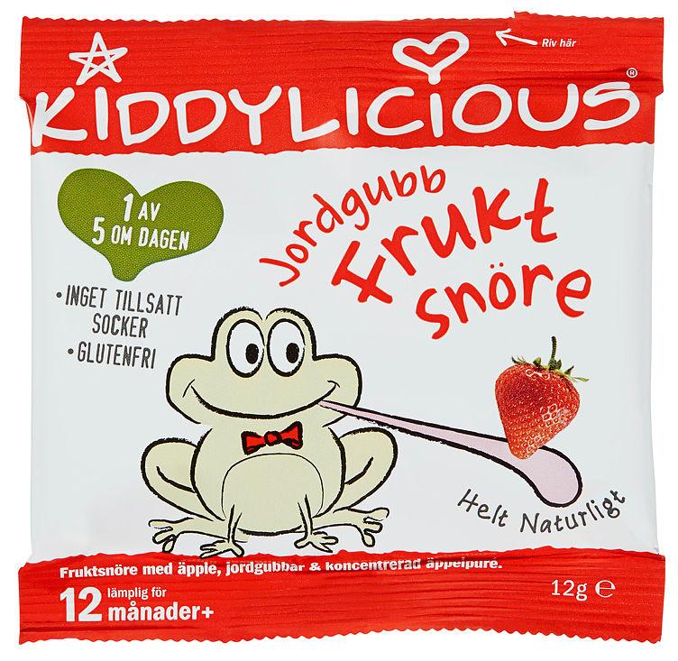 Fruktsnøre Jordbær 12g Kiddylicious