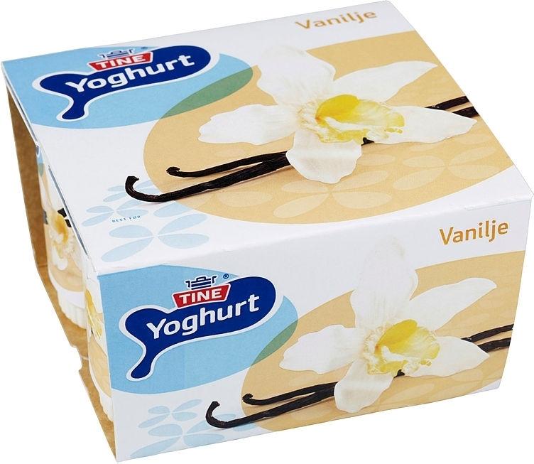 Tine Yoghurt Vanilje 4x150 g