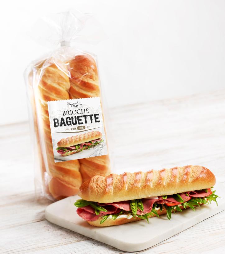 Brioche Baguette 340g United Bakeries