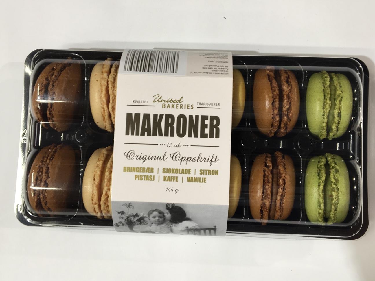 Makroner 12stk 144g United Bakeries