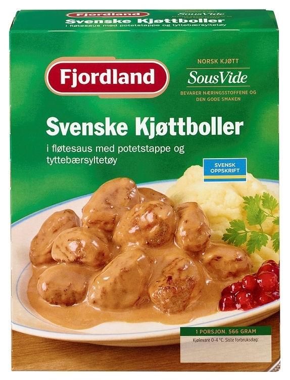 Fjordland Svenske Kjøttboller 566 g
