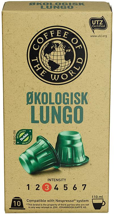 Cotw Lungo Økologisk Kapsel 10stk