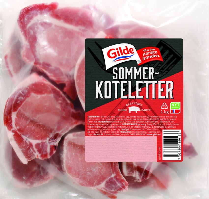 Sommerkoteletter Frys 1kg Gilde