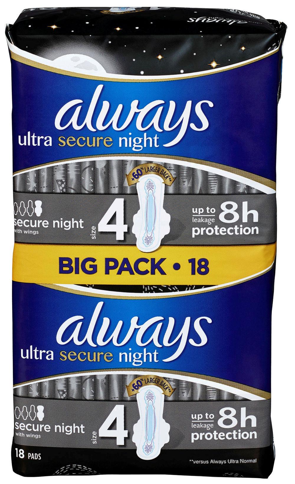 Always Bind Secure Night 18 stk