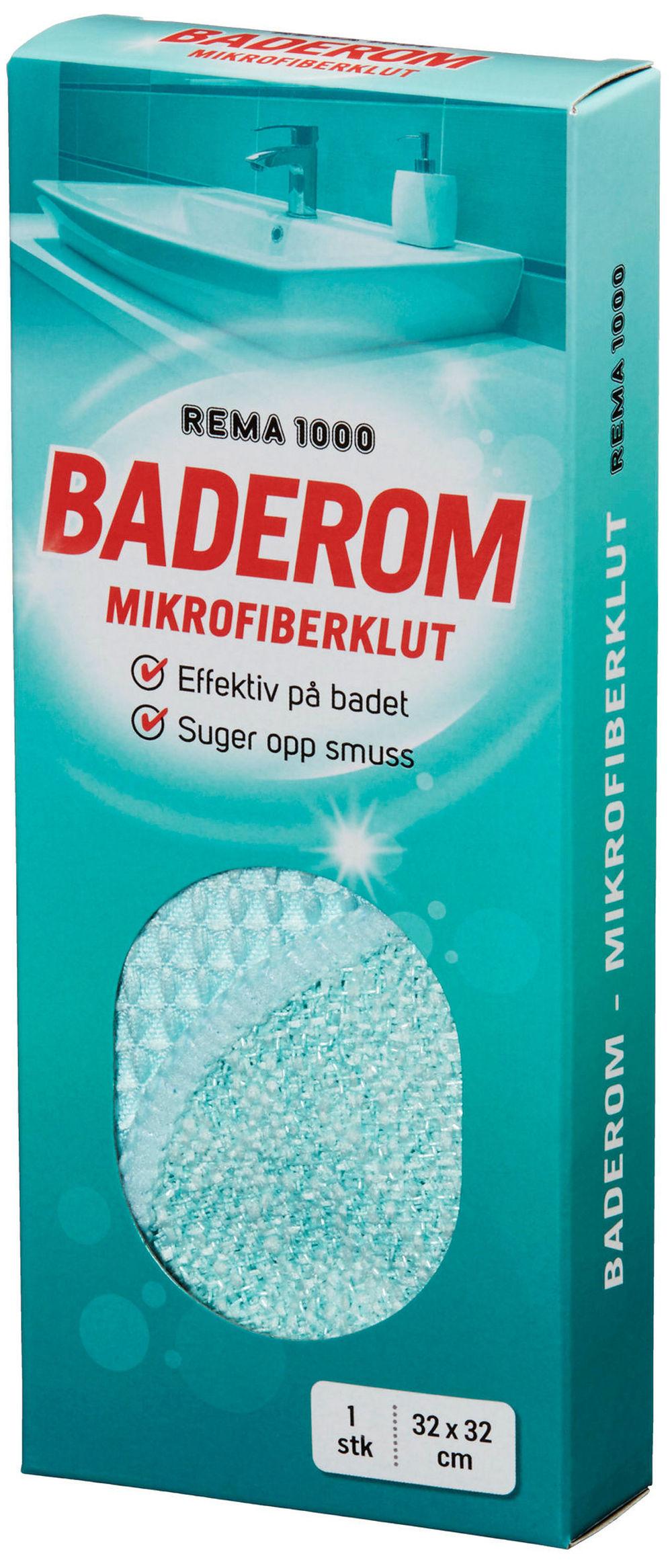 Mikrofiberklut Baderom 1 stk