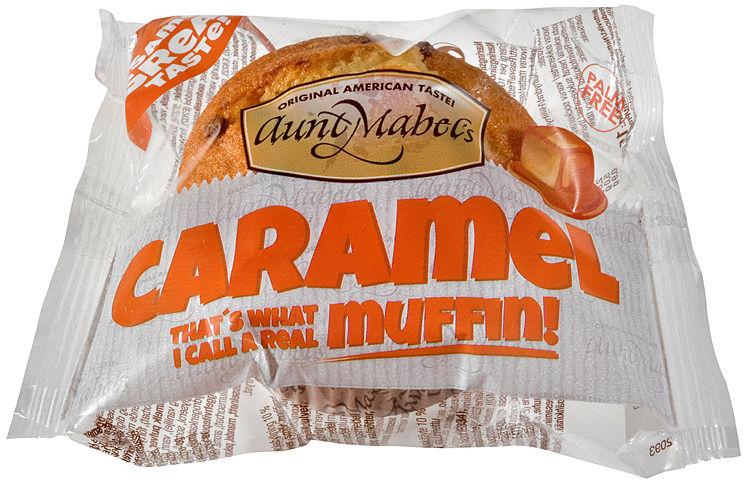 Caramel Muffins 100g Aunt Mabels
