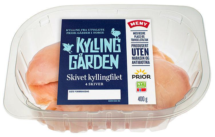 Kyllingfilet skivet 400g Kyllinggården