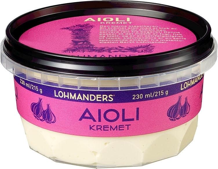 Lohmanders Aioli Kremet 230 ml