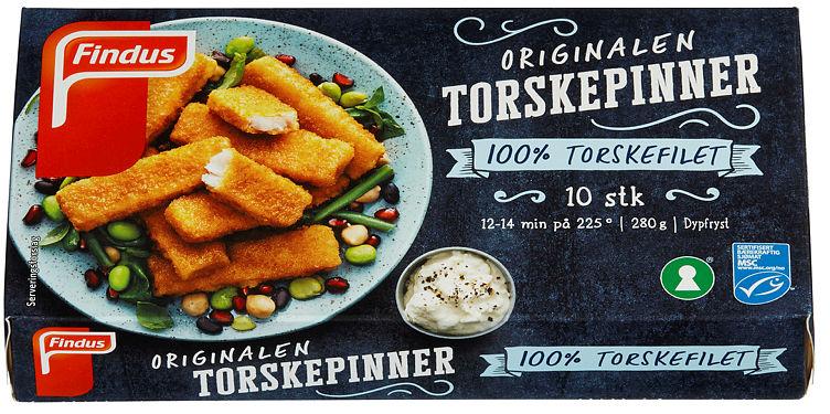 Torskepinner Originalen 280g Findus