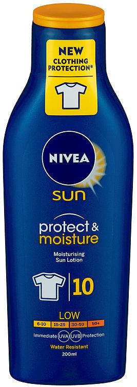 Nivea Sun Protect&amp;Moisture Spf10 200ml