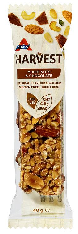 Atkins Harvest Bar Mixed Nuts &amp; Chocolate 40g