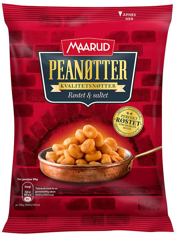Peanøtter Røstet & Saltet 300g Maarud
