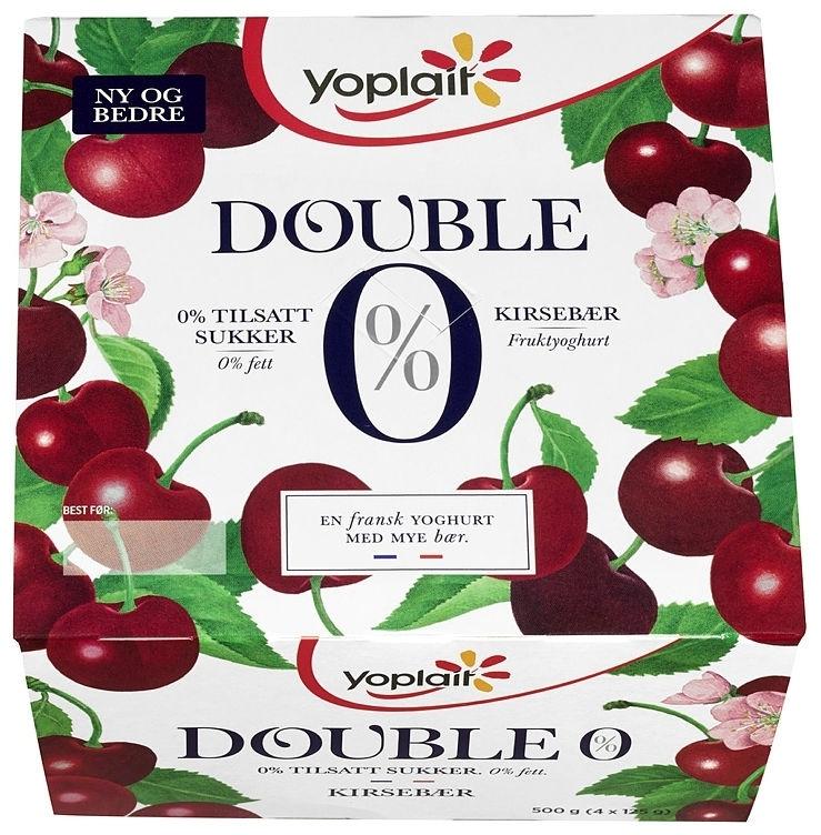 Yoplait Yoghurt 00% Kirsebær 4x125 g