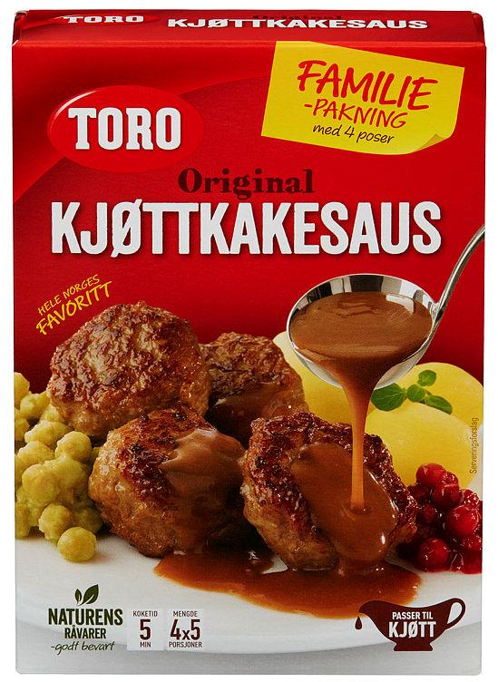 Kjøttkakesaus 4pk Toro