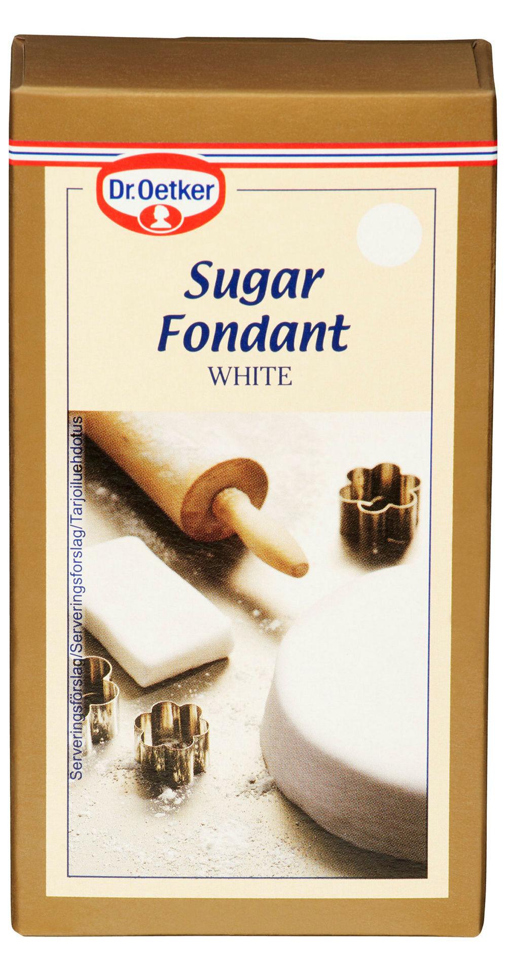 Hvit Sukkerfondant 250 g