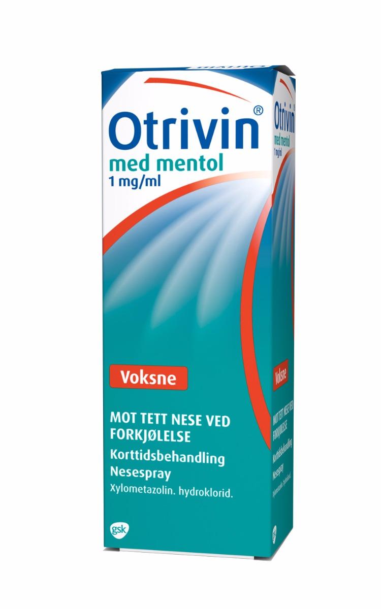 Otrivin Nesespray Mentol 1 mg/ml 10 ml