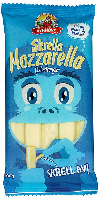 Mozzarella Ostestrenger 100g Synnøve