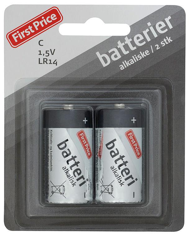 Batterier Lr14 1,5v 2pk First Price